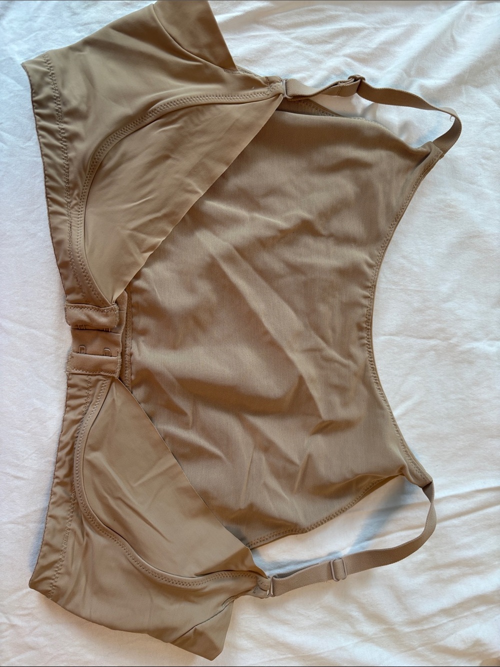Flexees Seamless Wireless Bra in Beige XL